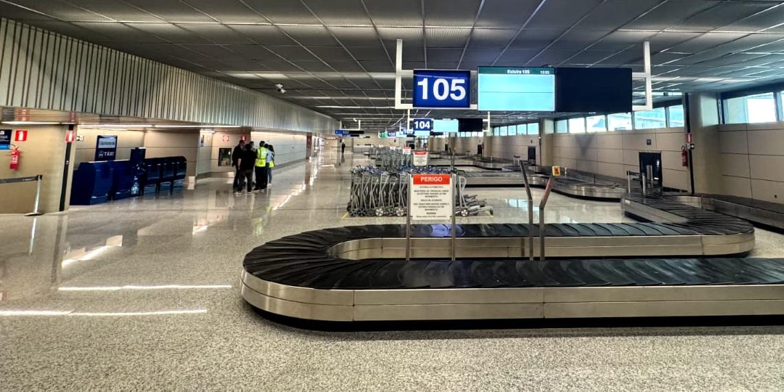 A partir de agora, o desembarque 1 será dedicado exclusivamente à Azul, enquanto o desembarque 2 passa a atender Gol e Latam (BH Airport/Divulgação)