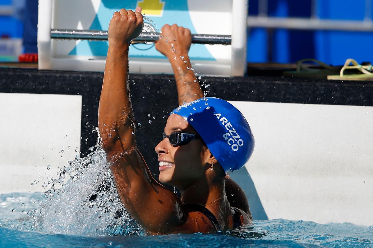 Mineira de BH é atual campeã do José Finkel na categoria Borboleta, 50 e 100m (Satiro Sodré/MTC)