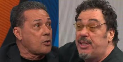 Luxemburgo e Casagrande debatem falas de Leonardo Jardim, técnico do Cruzeiro, após empate com Palmeiras (Reprodução / Youtube Esporte na Band)