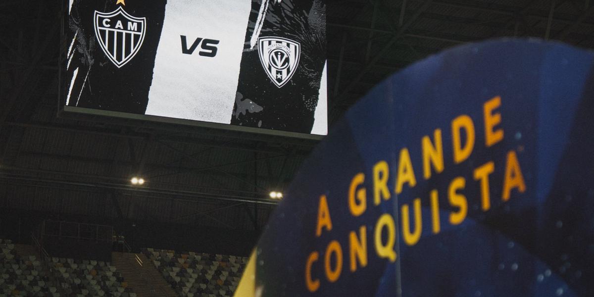 Atlético e Independiente se enfrentam logo mais na Arena MRV (X do Atlético)