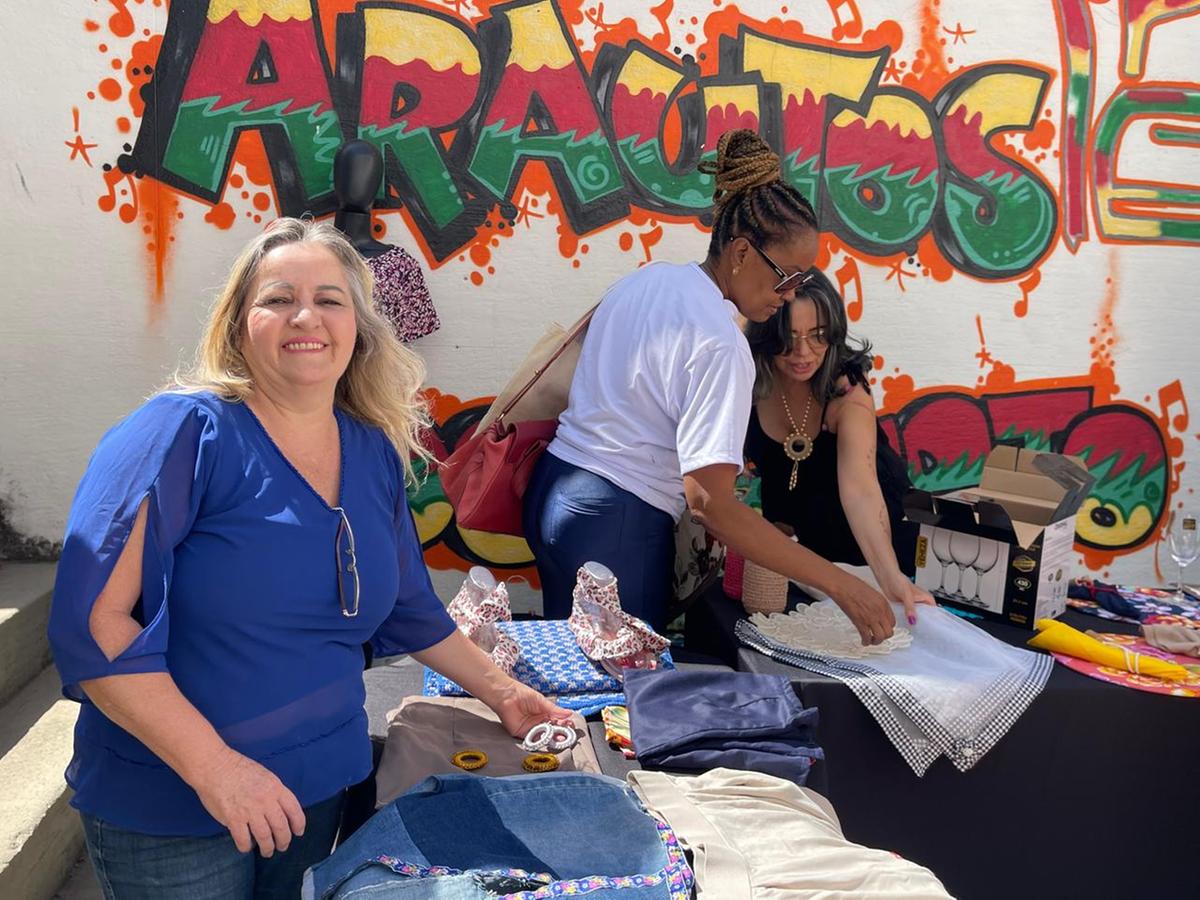 Maura Balbina, de 59 anos, participou do curso de Corte e Costura do Programa Minas Forma (Valéria Marques/ Hoje em Dia)