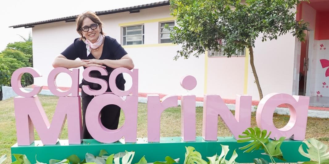 "A Casa Marina é, em sua essência, um espaço para capacitar e acolher mulheres em situação de vulnerabilidade", diz Rosana Aguiar (Ruan Pablo/ IMFG/ Divulgação)