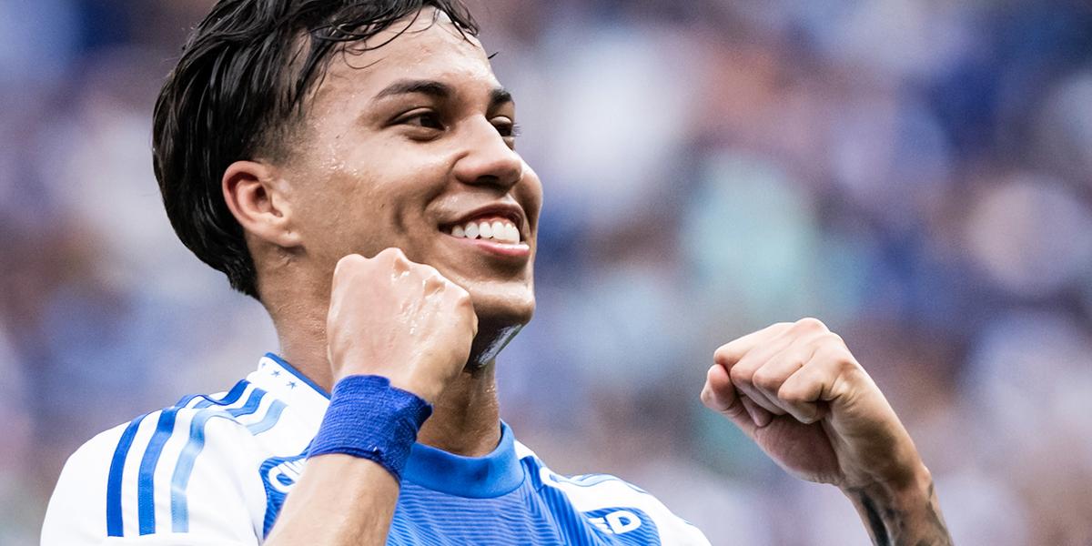 Kaio Jorge marcou dois gols e aumentou seus números na artilharia da competição (Foto: Gustavo Aleixo/Cruzeiro)