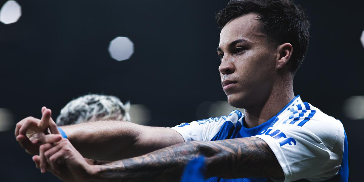 Kaio Jorge comandará ataque do Cruzeiro no duelo contra o Grêmio (Gustavo Martins/Cruzeiro)