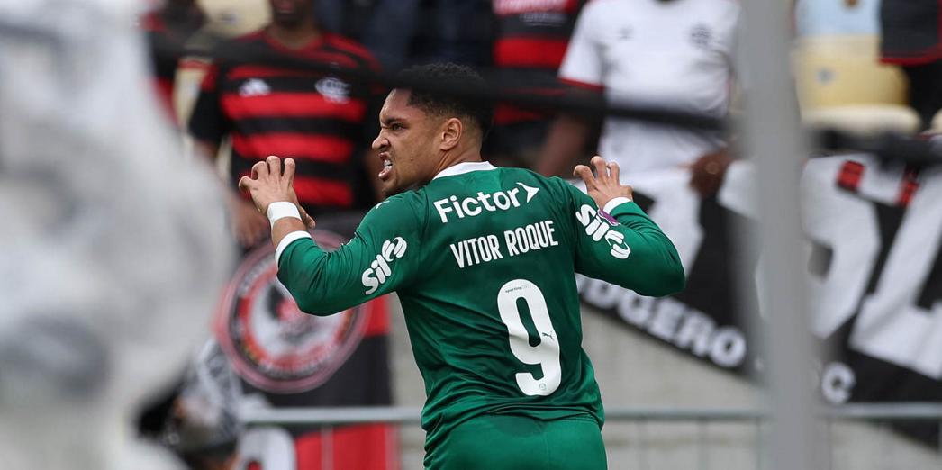 Vitor Roque vive boa fase no Palmeiras e foi lembrado por Ancelotti na convocação (Cesar Greco/Palmeiras)