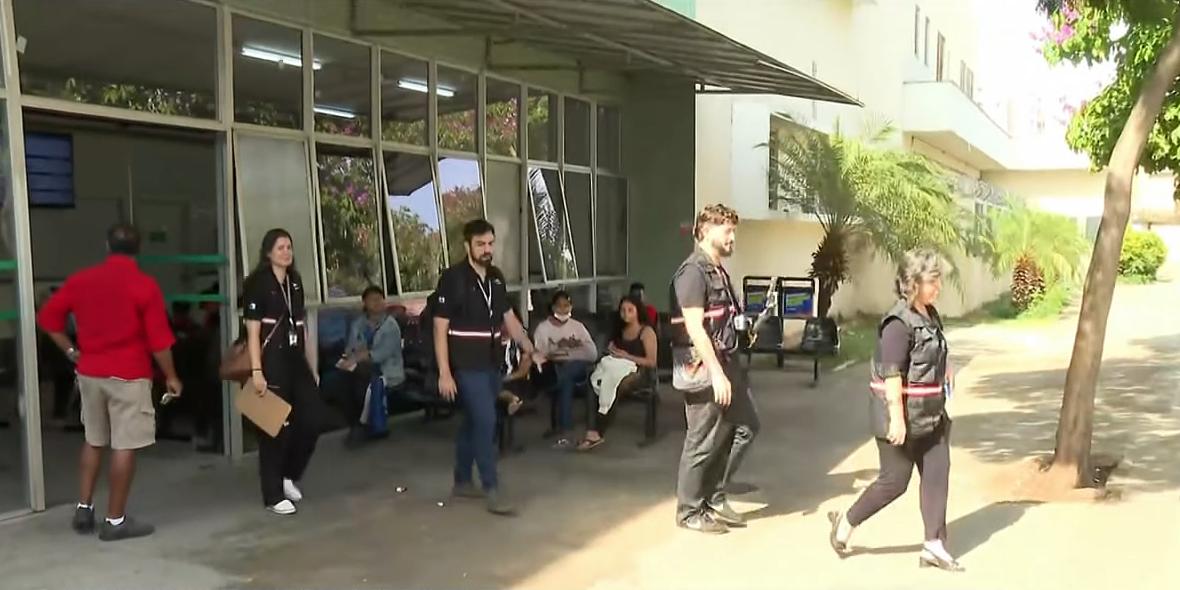 Upa Leste, no bairro Vera Cruz, em BH, foi um dos alvos da ação desta terça-feira (Reprodução/TV Globo)