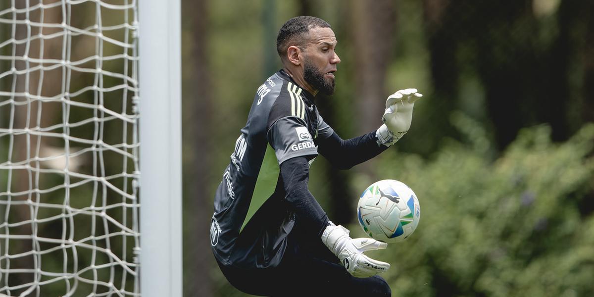 Everson pode chegar a marca centenária contra o Bahia (Pedro Souza / Atlético)