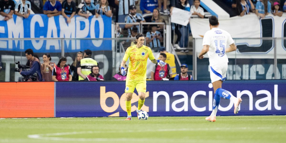 Cássio foi mais um grande nome do Cruzeiro na partida (Foto: Lucas Bubols/Cruzeiro)