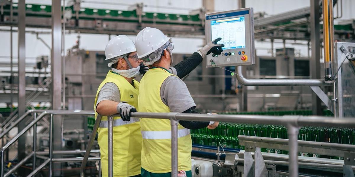 Fábrica em Passos, no Sul de Minas, tem potencial para produzir 15 milhões de hectolitros por ano (Fábio Rezende/Heineken)