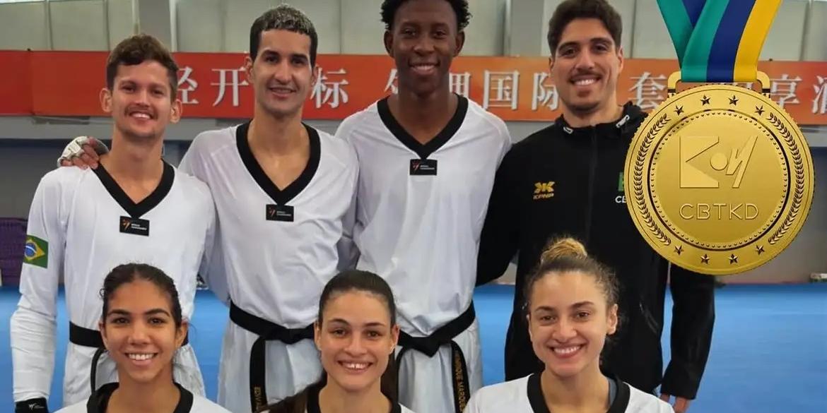 Equipe amarelinha derrotou Coreia do Sul na final por 2 rounds a 0 (Reprodução Instagram / CBTKD oficial)