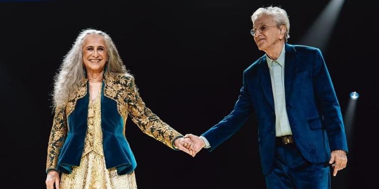 Caetano Veloso e Maria Bethânia são indicados ao Grammy 2026 (Reprodução/Redes sociais)