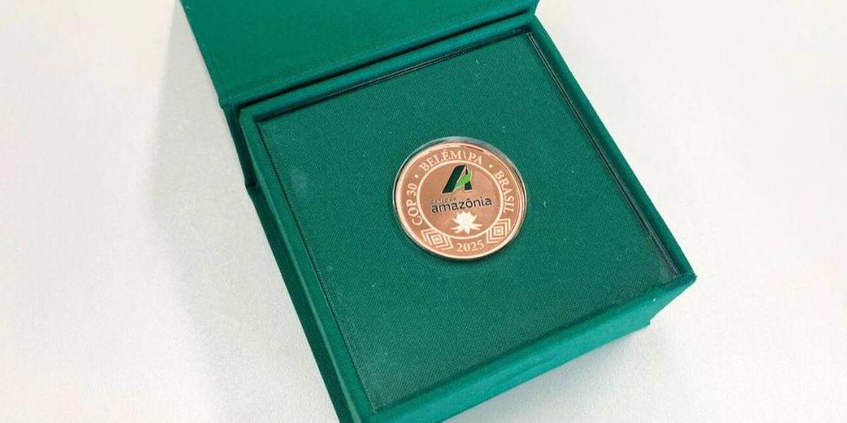 Medalha do Banco da Amazônia (Banco da Amazônia/ Divulgação)