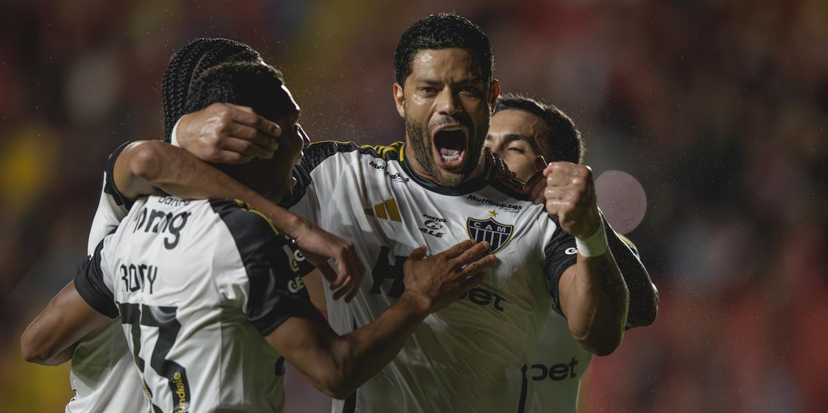 Hulk comemora gol diante do Sport pela 33ª rodada do Brasileirão (Foto: Pedro Souza/Atlético)