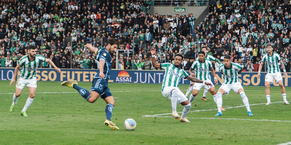 Cruzeiro venceu o Juventude no último jogo realizado no Alfredo Jaconi (Matheus de Morais/Cruzeiro)