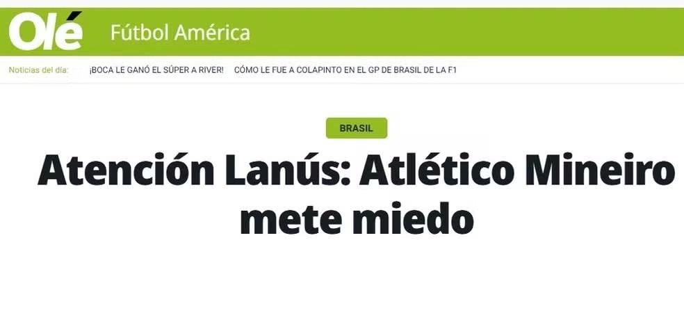 (Reprodução: Diário Olé)