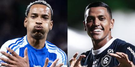 Matheus Pereira e Pedro Rocha são um dos responsáveis pelas boas campanhas de Cruzeiro e Remo na temporada (Montagem / Foto: Gustavo Aleixo - Cruzeiro / Samara Miranda - Remo)