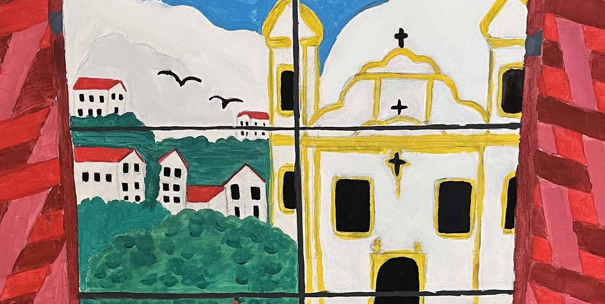Telas criadas por estudantes do Coleguium traduzem em cores as canções do Clube da Esquina; exposição segue até 24 de novembro em Santa Tereza (Divulgação / Coleguium)
