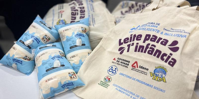 Programa Leite para 1ª Infância foi lançado em Montes Claros, no Norte de Minas (Júlia Fernandes/ Sedese-MG)