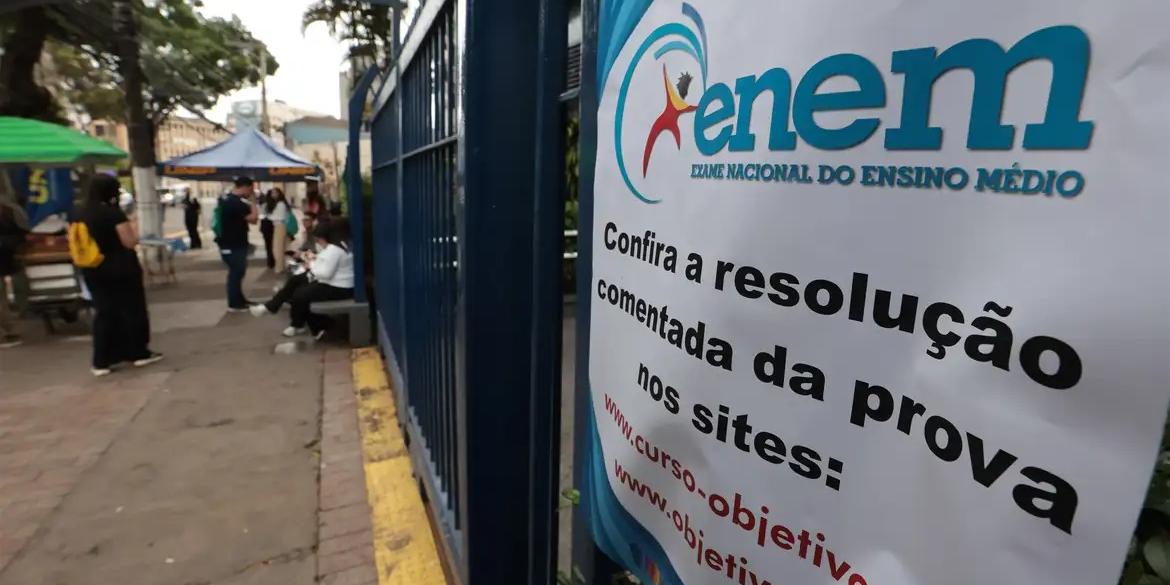 O Inep não informou o horário da liberação do gabarito. Os candidatos poderão conferir como foram na prova na seção Provas e Gabaritos, disponibilizada pelo instituto (Paulo Pinto/Agência Brasil)