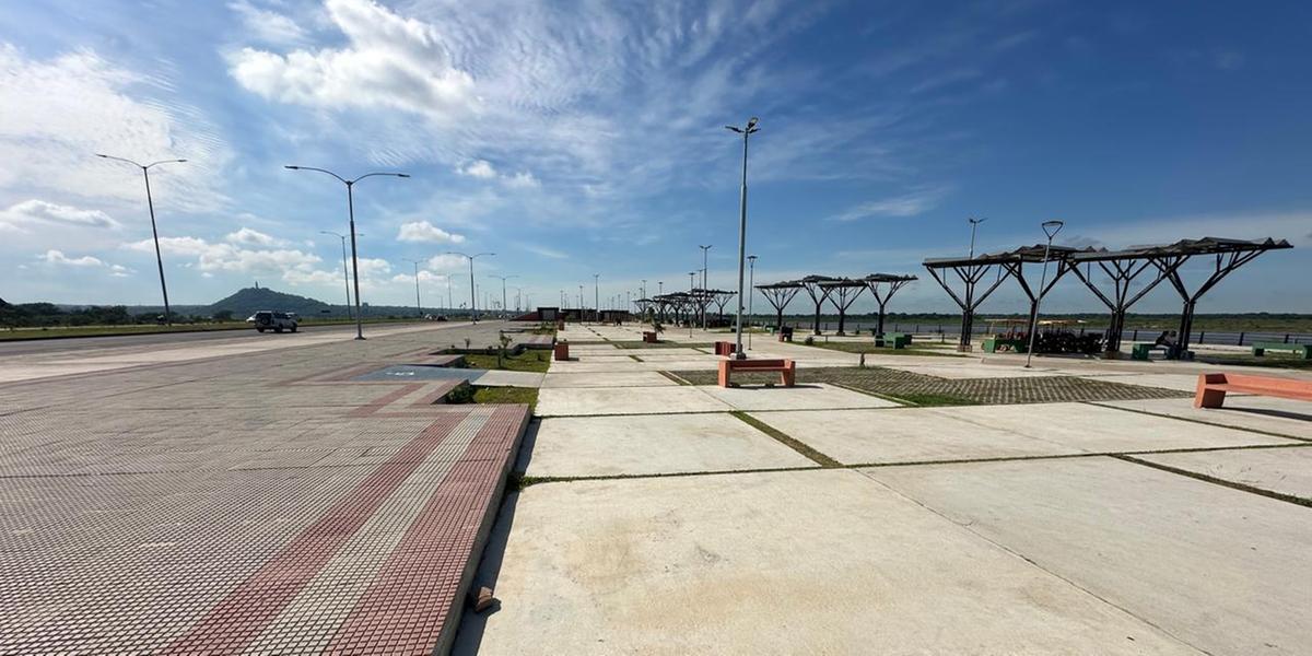 Atlético visita local que abrigará caravanas dos torcedores no Paraguai (Divulgação / Atlético)