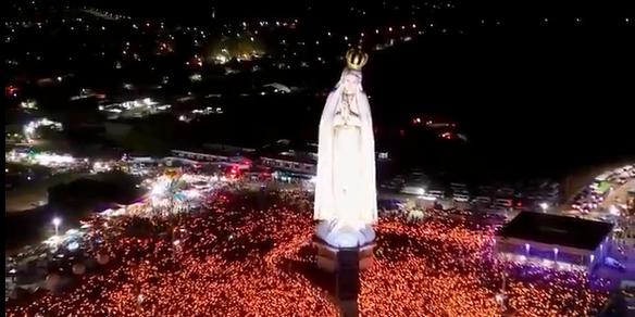 Inagurada a maior estátua do mundo dedica à Nossa Senhora de Fátima (Reprodução/Redes sociais)
