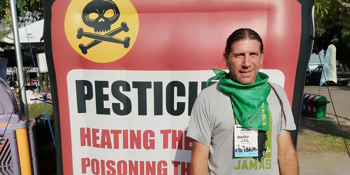 Uruguaio Marcelo Fossati, coordenador da Red Nacional de Semillas Nativas y Criollas