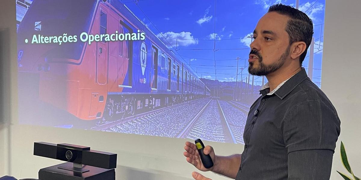 Filipe Aquino, gerente de operações do Metrô de BH (Valéria Marques/ Hoje em Dia)