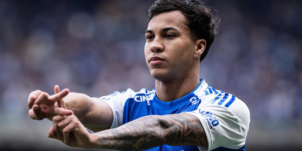 Kaio Jorge pode pegar gancho pesado por expulsão no clássico contra o Atlético (Gustavo Aleixo/Cruzeiro)