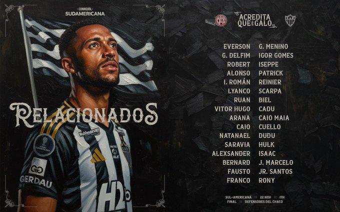 Atlético leva todo o elenco para a final da Sul-Americana (Divulgação / Atlético)