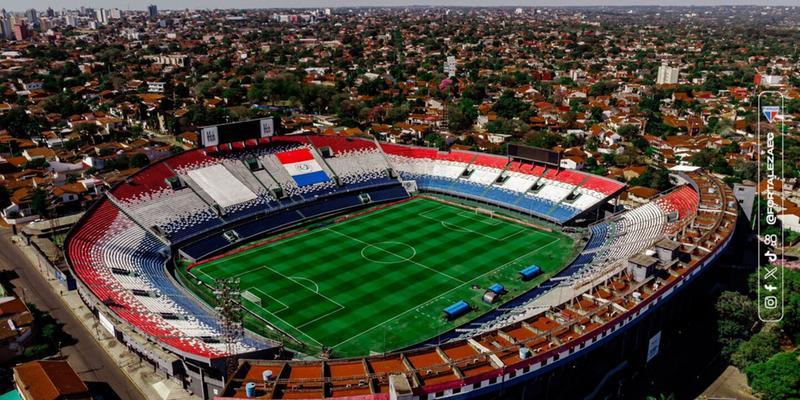 Estádio Defensores del Chaco será palco da decisão da Sul-Americana nesta sábsdo (22) (Foto: Matheus Amorim/Fortaleza)