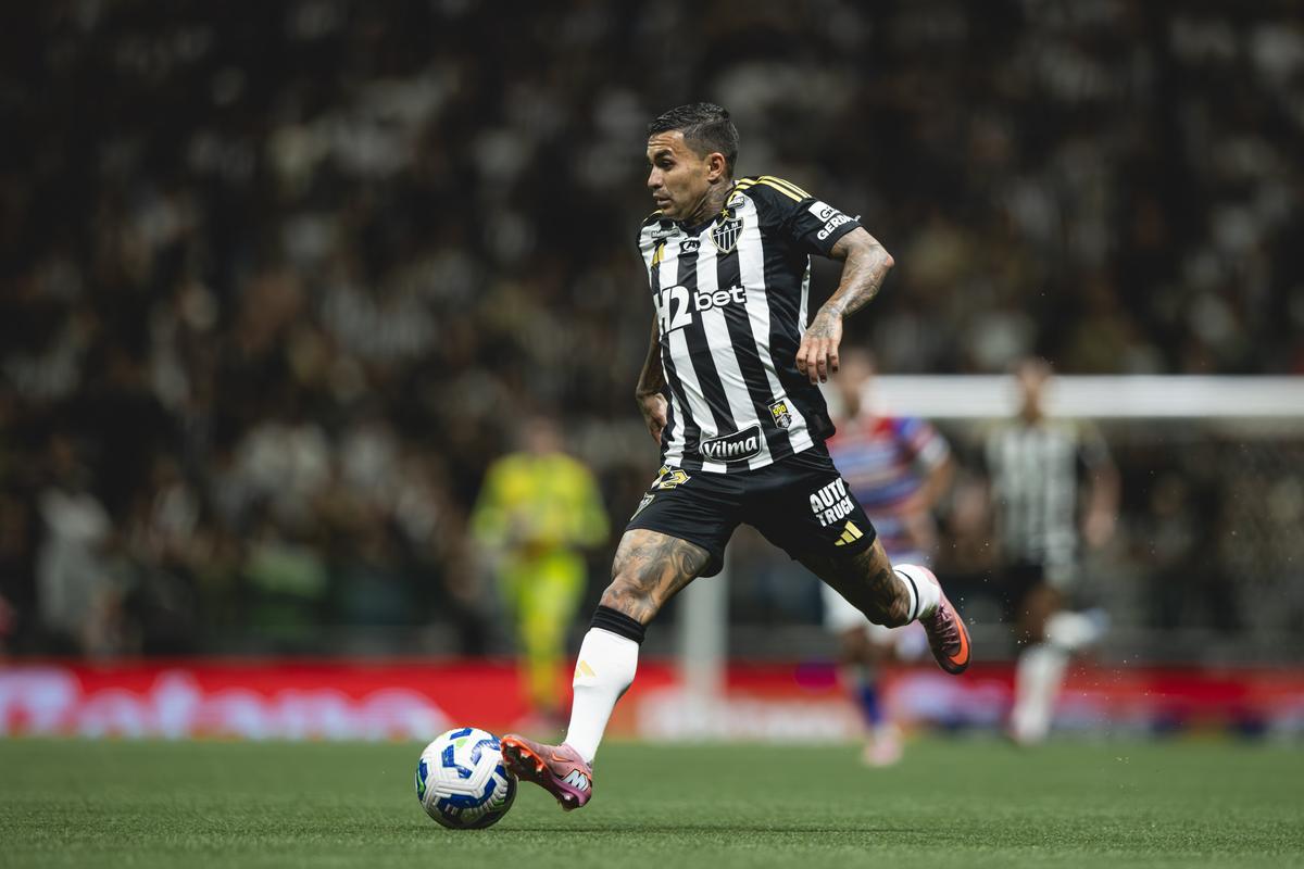 Dudu passou de preterido no início da temporada a um dos homens de confiança do técnico Jorge Sampaoli (Pedro Souza / Atlético)