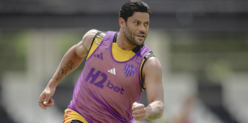 Hulk deve ser um dos titulares do Galo na decisão da Sula neste sábado (Pedro Souza / Atlético)