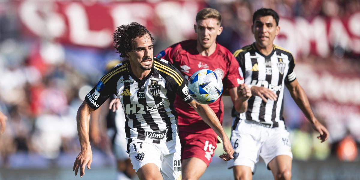 Igor Gomes foi um dos melhores jogadores do Atlético na partida (Pedro Souza)