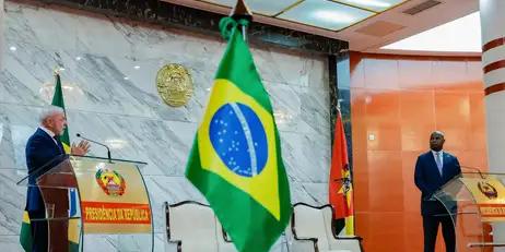 Presidente Lula, durante declaração conjunta à imprensa. Palácio Presidencial, Sala dos Grandes Atos – Maputo (Moçambique) (Ricardo Stuckert / PR)