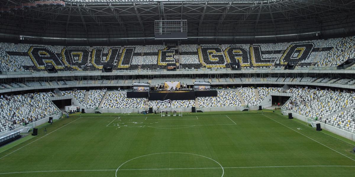 Casa do Galo pode marcar o pior público no duelo entre Atlético e Flamengo (Pedro Souza / Atlético)