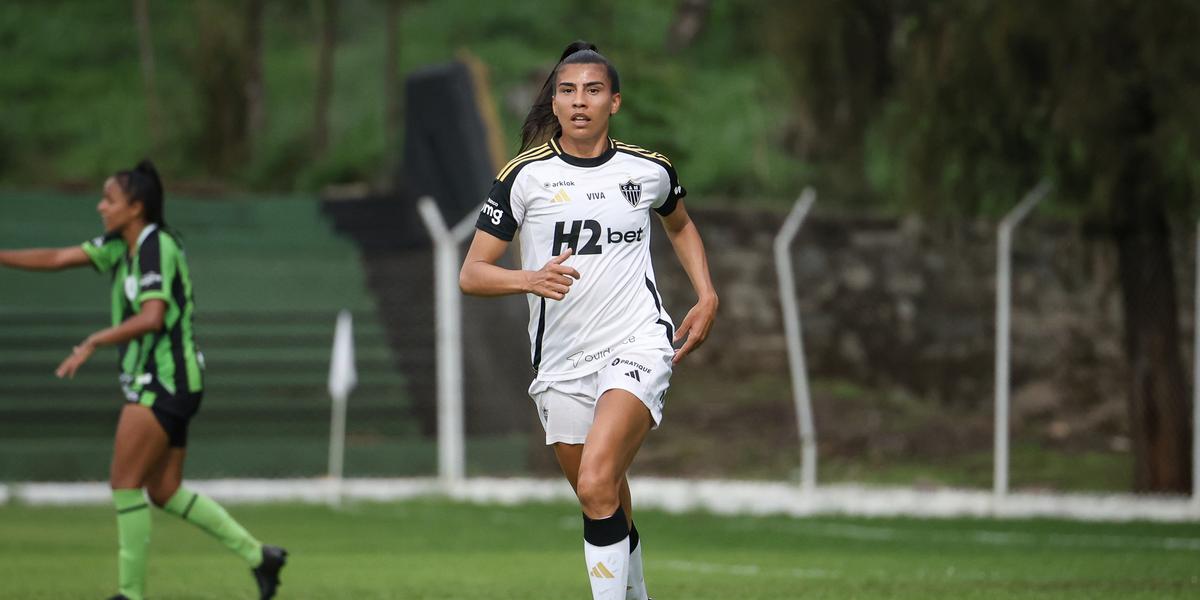 Artilheira do Atlético na temporada se despede do clube nas redes sociais (Foto: Daniela Veiga / Atlético)