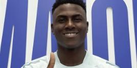 Atacante colombiano foi recepcionado por vários atletas, Jardim e dirigentes (Reprodução: Instagram)