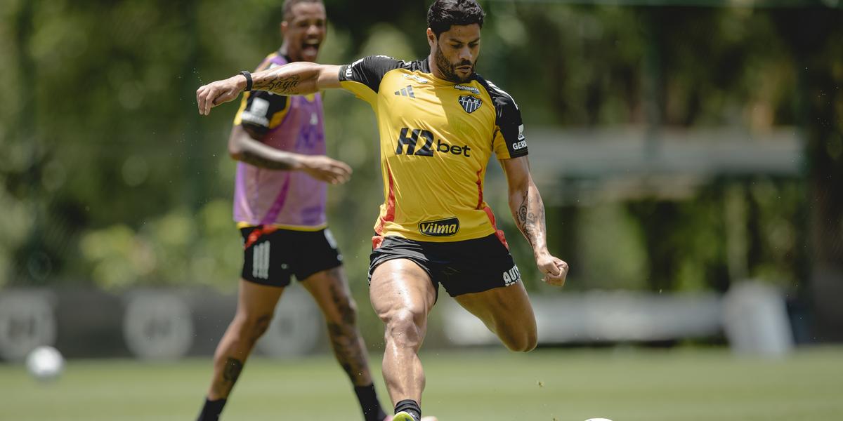 Atacante do Galo pode aumentar sua marca de artilheiro na história do Galo (Foto: Pedro Souza / Atlético)