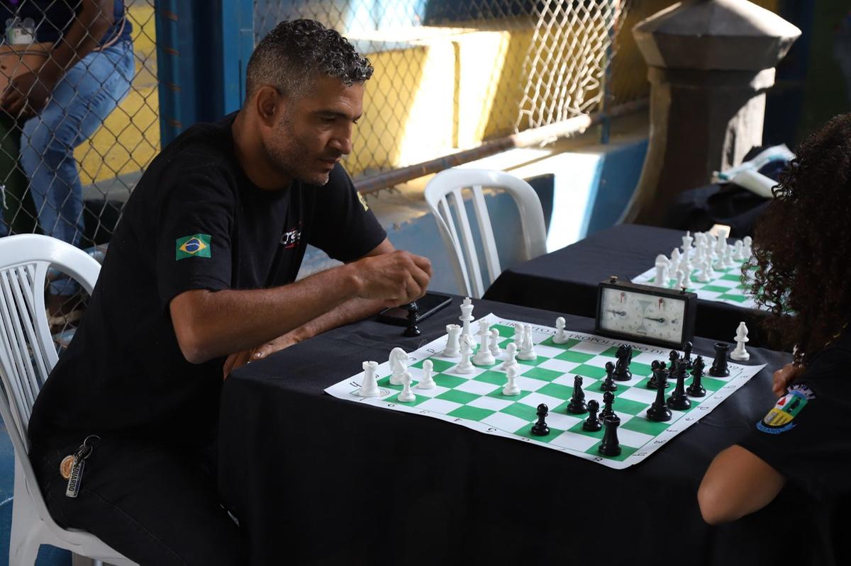 Aulas de xadrez também foram oferecidas ao público neste sábado (29) (Rubens Hermógenes Ferreira/ Promove)