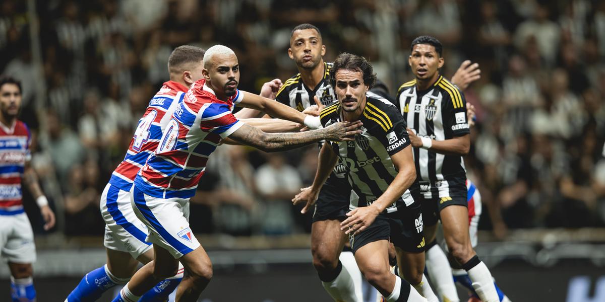 Atlético e Fortaleza fizeram um jogo emocionante há 3 semanas: 3 a 3 (Foto: Pedro Souza / Atlético)