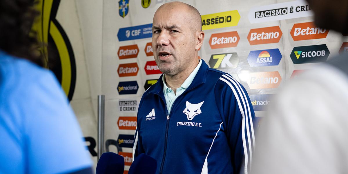 Treinador celeste comentou a temporada da Raposa e projetou a Copa do Brasil (Foto: Samuel Andrade/Cruzeiro)