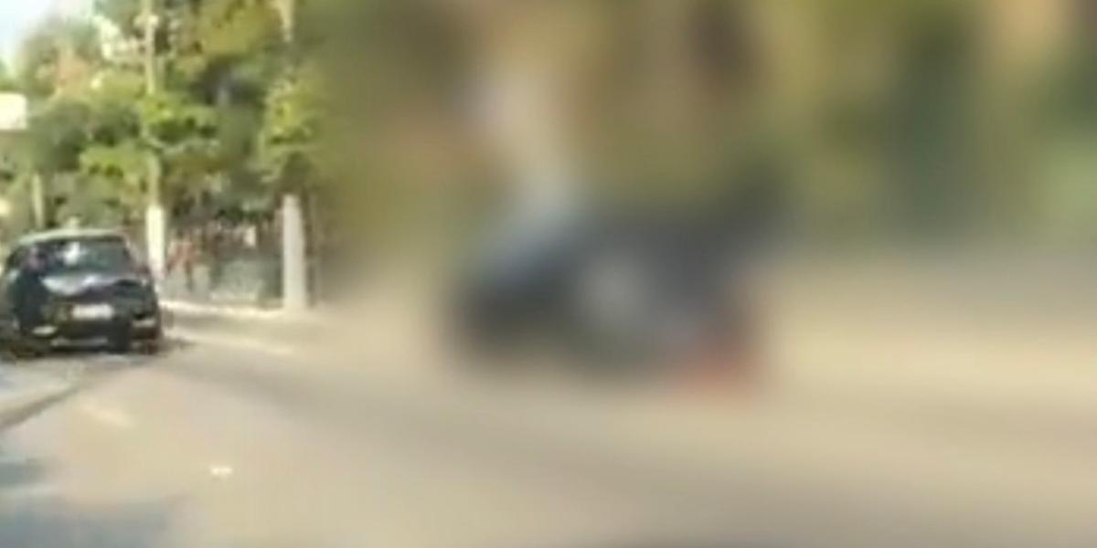 Mulher foi arrastada por cerca de um quilômetro na Marginal Tietê, em São Paulo (Reprodução/ Redes Sociais)