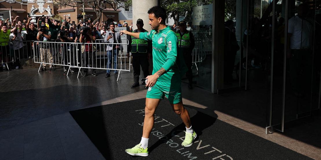 O jogador Felipe Anderson está fora do confronto contra o Atlético ((Foto: Cesar Greco/Palmeiras/by Canon))