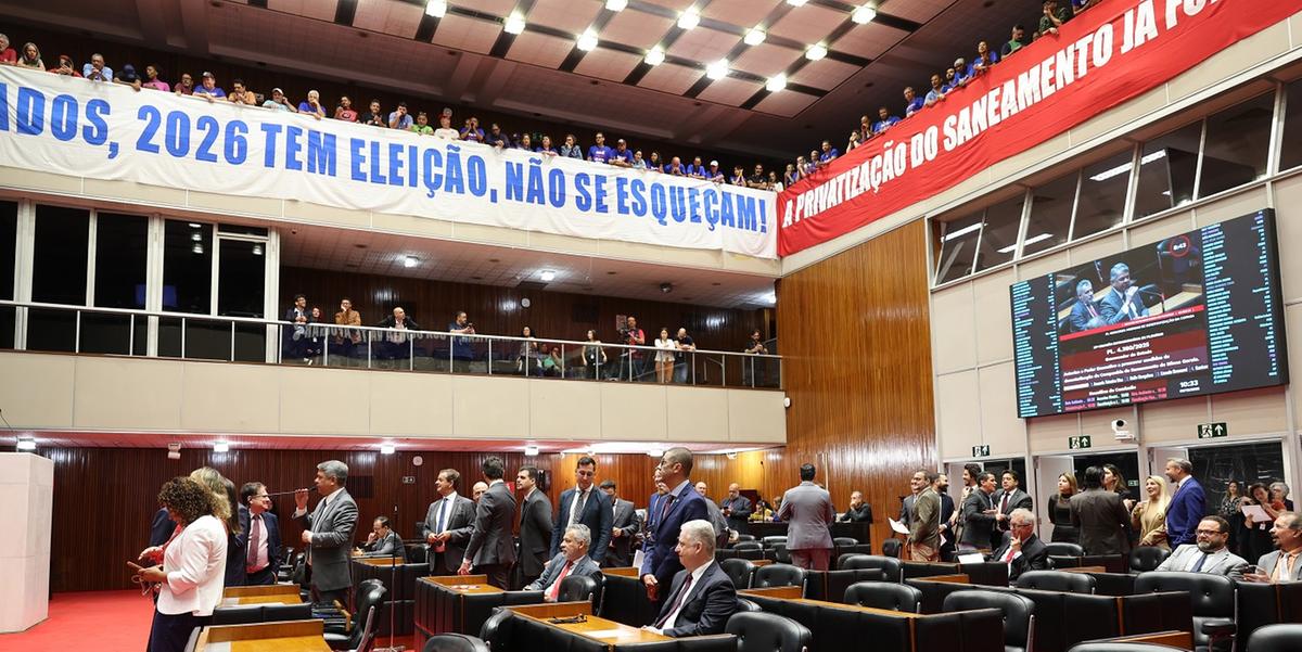 Votação em 1º turno do projeto ocorreu nesta terça-feira (Luiz Santana/ALMG)