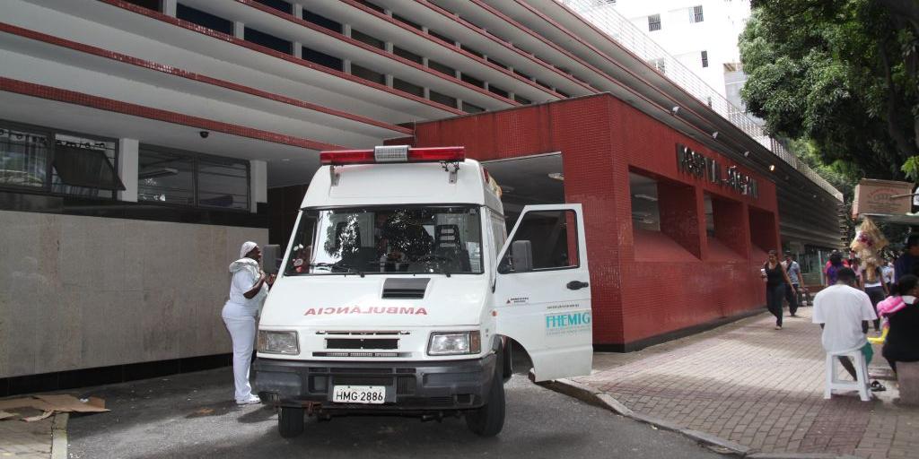 Hospital João XXIII está entre as unidades que ainda não finalizaram o plano de prevenção a incêndio (Fhemig/Divulgação)