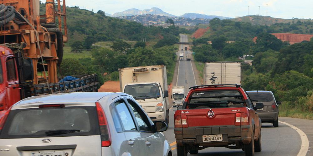 BR-381 será uma das que receberá investimento federal (Leonardo Morais / Arquivo Hoje em Dia)