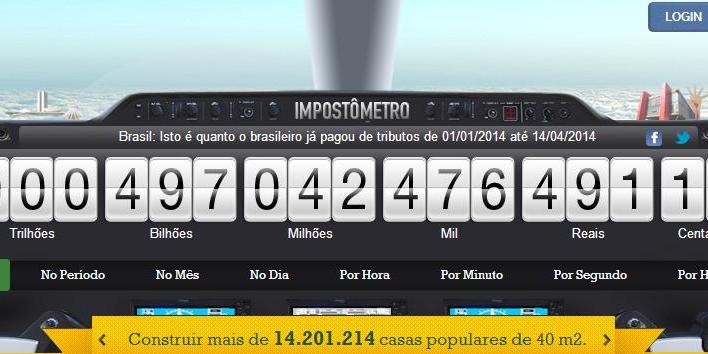  (Reprodução/Impostometro.com.br)