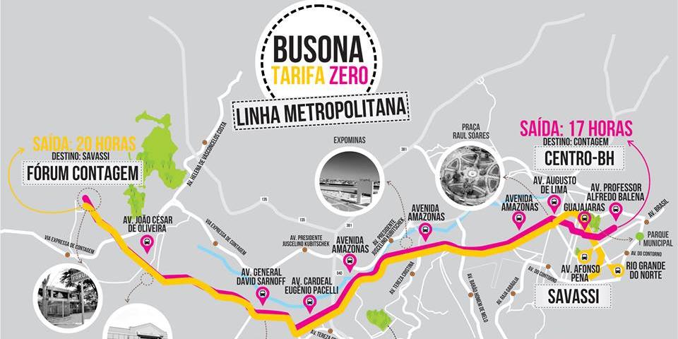 (Reprodução/Tarifa Zero BH)