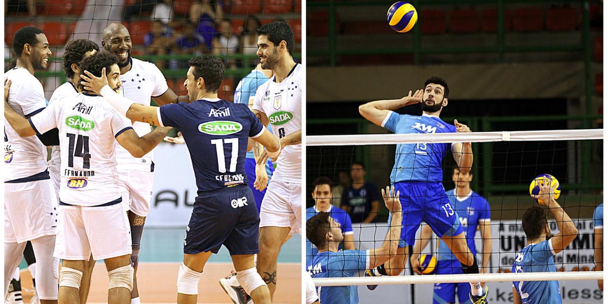 (Sada Cruzeiro/ Divulgação | Orlando Bento/ Minas Tênis Clube)