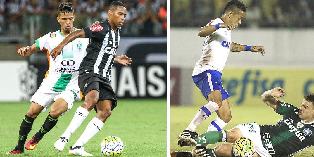 (Bruno Cantini/Atlético e Célio Messias/Light Press/Cruzeiro)